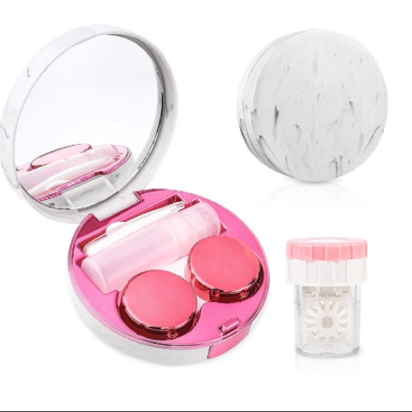 Contact Lens Travel Case Marble